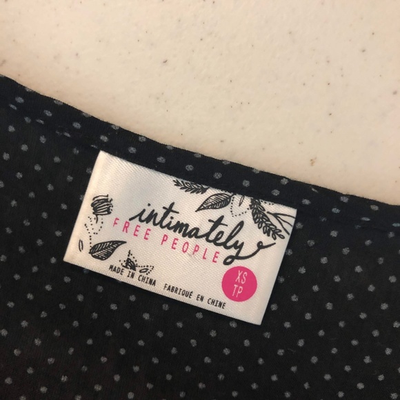 Free People Voile Trapeze Swing Dress Tunic Black - Picture 6 of 8